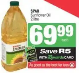 SuperSpar Spar sunflower offer