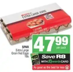 SuperSpar Spar extra large grain fed eggs offer