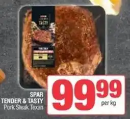SuperSpar Spar tender & tasty offer