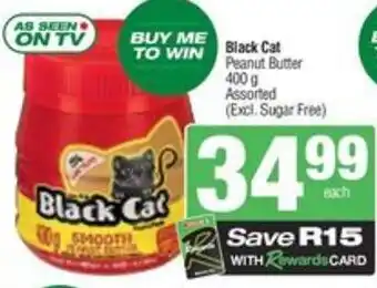 SuperSpar Black cat peanut butter offer