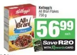 SuperSpar Kellogg's all bran flakes offer