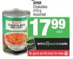 SuperSpar Spar chakalaka offer