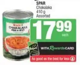 SuperSpar Spar chakalaka offer