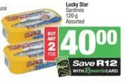 SuperSpar Lucky star sardines offer