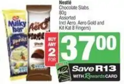 SuperSpar Nestle chocolate slabs offer