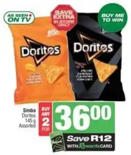 SuperSpar Simba doritos offer