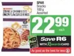SuperSpar Spar snacks offer
