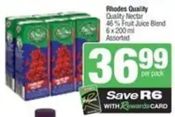 SuperSpar Rhodes quality offer