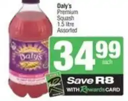 SuperSpar Daly's premium squash offer