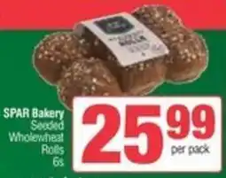 SuperSpar Spar bakery seeded wholewheat rolls offer