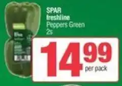 SuperSpar Spar freshline peppers green offer