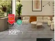 CTM Casale Charcoal Matt Ceramic Floor Tile-430 x 430mm Per Sqm offer