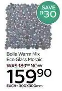 CTM Bolle Warm Mix Eco Glass Mosaic-300 x 300mm Each offer