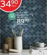 CTM Fan Arctic Blue Eco Glass Mosaic-242 x 277mm Each offer