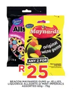 OK Express Beacon maynards gums or jellies, liquorice allsorts or mint imperials assorted offer