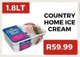 Saverite Country home ice cream offer