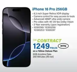 Incredible Connection iPhone 16 Pro 256GB offer