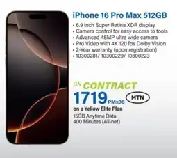 Incredible Connection iPhone 16 Pro Max 512GB offer