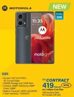 Incredible Connection Motorola G85 offer