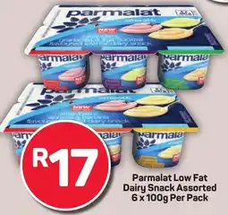 Pick n Pay Hypermarket Parmalat Low Fat Dairy Snack Assorted offer