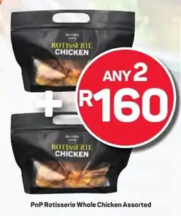 Pick n Pay Hypermarket PnP Rotisserie Whole Chicken Assorted offer