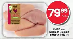 Pick n Pay Hypermarket PnP Fresh Skinless Chicken Breast Fillets offer