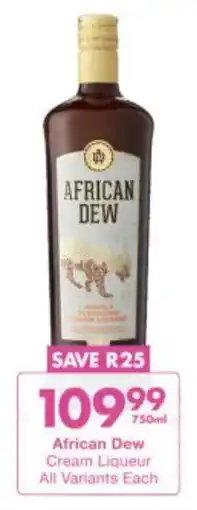 President Hyper African Dew Cream Liqueur All Variants Each offer