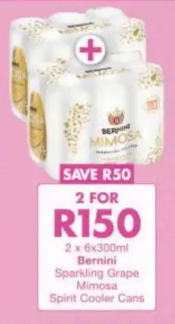 President Hyper Bernini Sparkling Grape Mimosa Spirit Cooler Cans offer