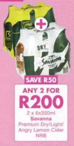 President Hyper Savanna Premium Dry/ Light/ Angry Lemon Cider NRB offer