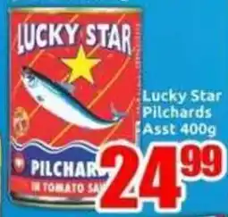 Three Star Cash and Carry Lucky Star Pilchards Asst offer