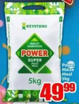 Three Star Cash and Carry Power Maize Meal offer