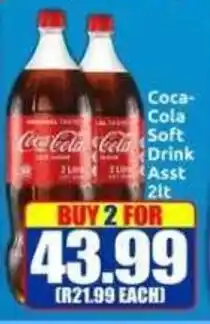 Three Star Cash and Carry Coca-Cola Cola Soft Drink Asst offer