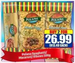 Three Star Cash and Carry Polana Spaghetti/ Macaroni/ Elbows offer