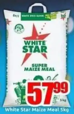 Three Star Cash and Carry White Star Maize Meal offer