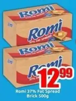Three Star Cash and Carry Romi 37% Fat Spread Brick offer