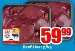 Three Star Cash and Carry Beef Liver offer