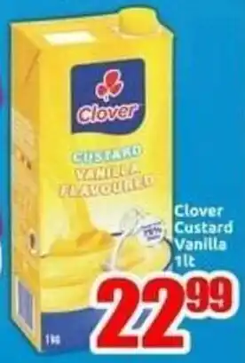 Three Star Cash and Carry Clover Custard Vanilla offer