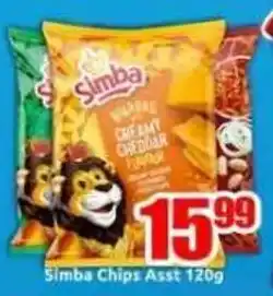 Three Star Cash and Carry Simba Chips Asst offer