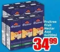 Three Star Cash and Carry Fruitree Fruit Nectar Asst offer