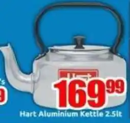 Three Star Cash and Carry Hart Aluminium Kettle offer