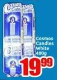 Three Star Cash and Carry Cosmos Candles White offer