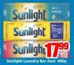 Three Star Cash and Carry Sunlight Laundry Bar Asst offer