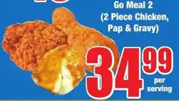 Boxer Superstores Go Meal 2 Chicken, Pap & Gravy offer