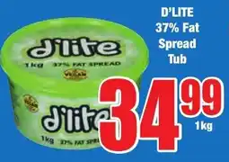 Boxer Superstores D'LITE 37% Fat Spread Tub offer