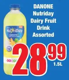 Boxer Superstores DANONE Nutriday Dairy Fruit Drink Assorted offer