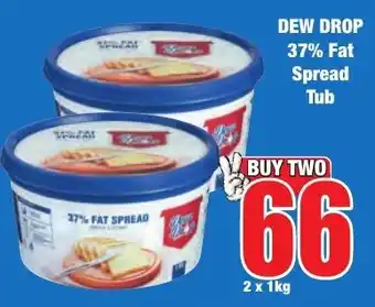 Boxer Superstores DEW DROP 37% Fat Spread Tub offer