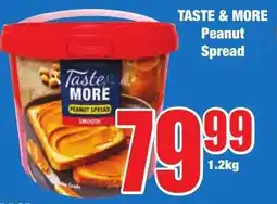 Boxer Superstores TASTE & MORE Peanut Spread offer