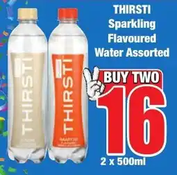 Boxer Superstores THIRSTI Sparkling Flavoured Water Assorted offer