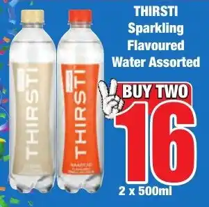 Boxer Superstores THIRSTI Sparkling Flavoured Water Assorted offer