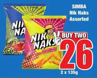 Boxer Superstores SIMBA Nik Naks Assorted offer